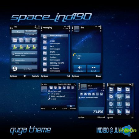 Space by IND190 (symbian 9.x touch thems)