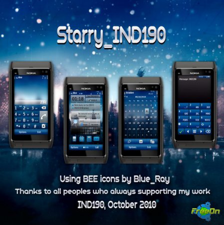 Starry by IND190 (symbian 9.x touch thems)