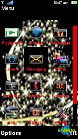 Christmas 1 tree Theme - sis   Symbian 9.4