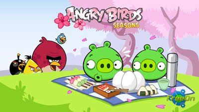 Angry Birds Seasons: Cherry Blossom - sis   Symbian^3