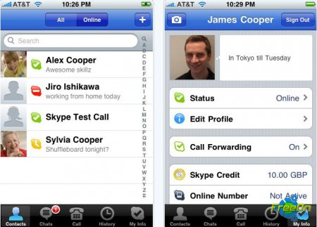 Skype 4.0.1325 - ipa   iPhone, iPad, iPod