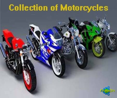 3D  : Harley, Honda, Kawasaki, Suzuki, V-rod